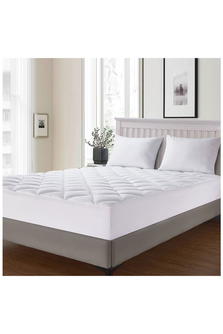 Claritin Allergen Barrier Mattress Pad, Alternate, color, WHITE