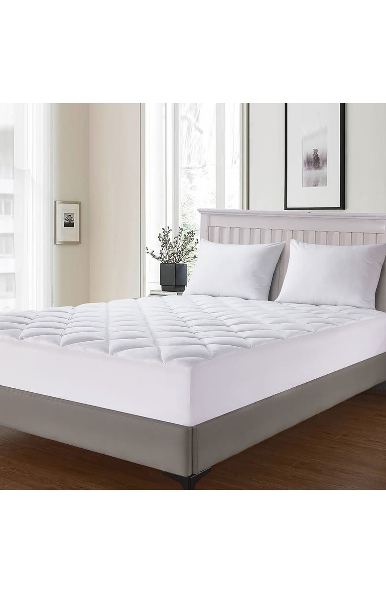 Allied Home Claritin Allergen Barrier Mattress Pad, Alternate, color, White