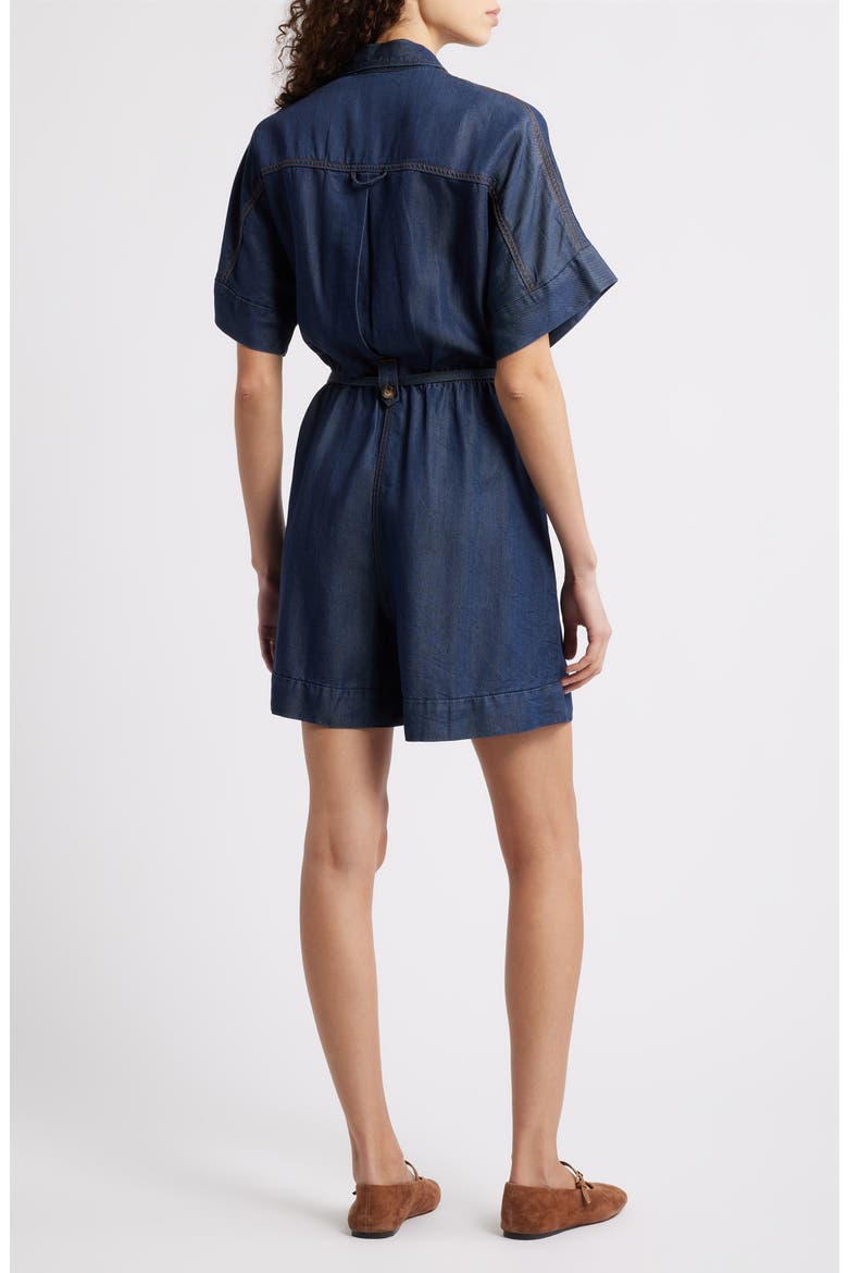 Mariselle Denim Romper, Alternate, color, BLEU JEAN