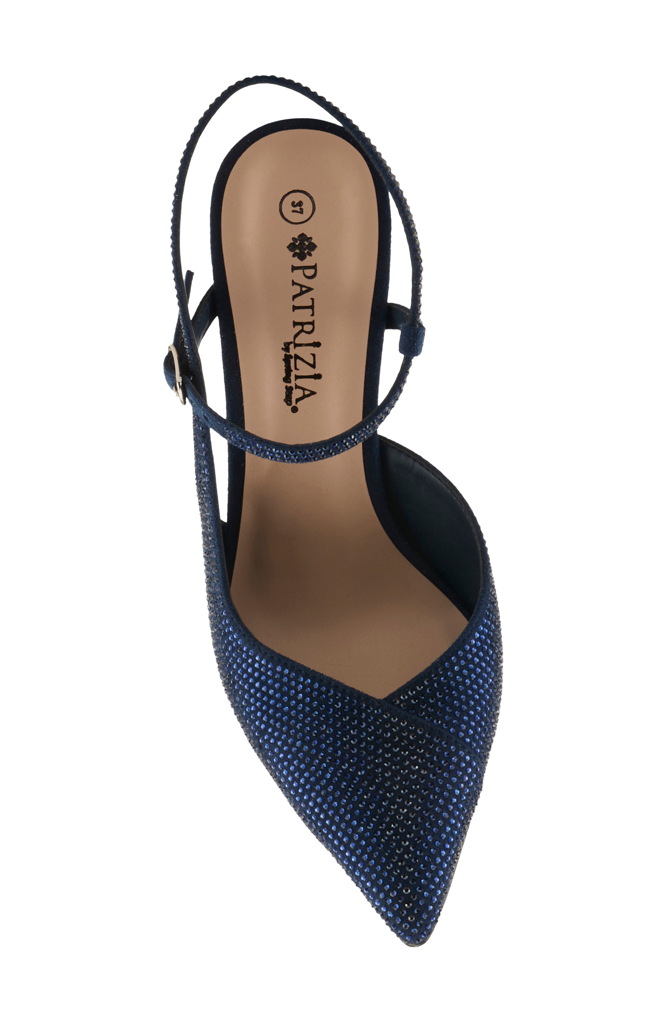 Elease Pointed Toe Pump, Alternate, color, NAVY
