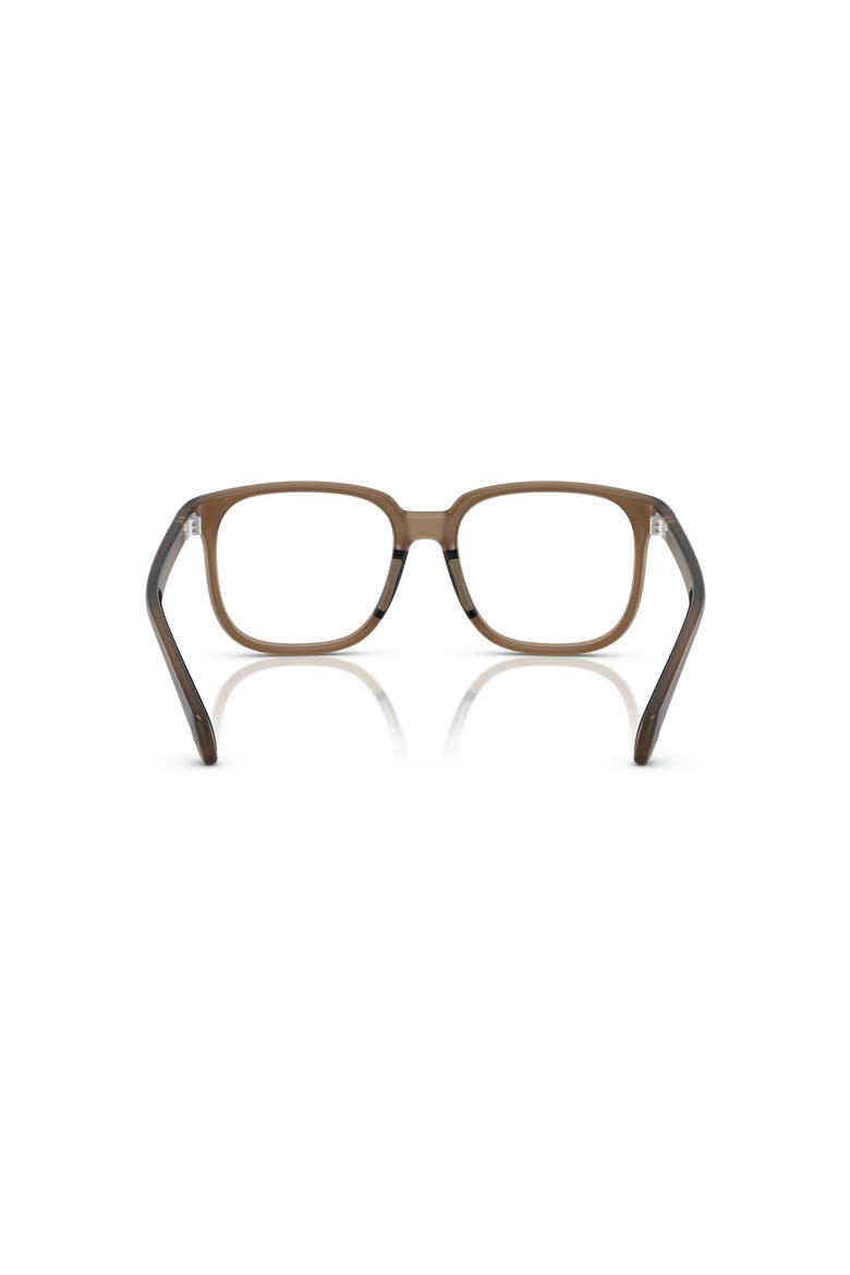 55mm Square optical glasses, Alternate, color, Brown