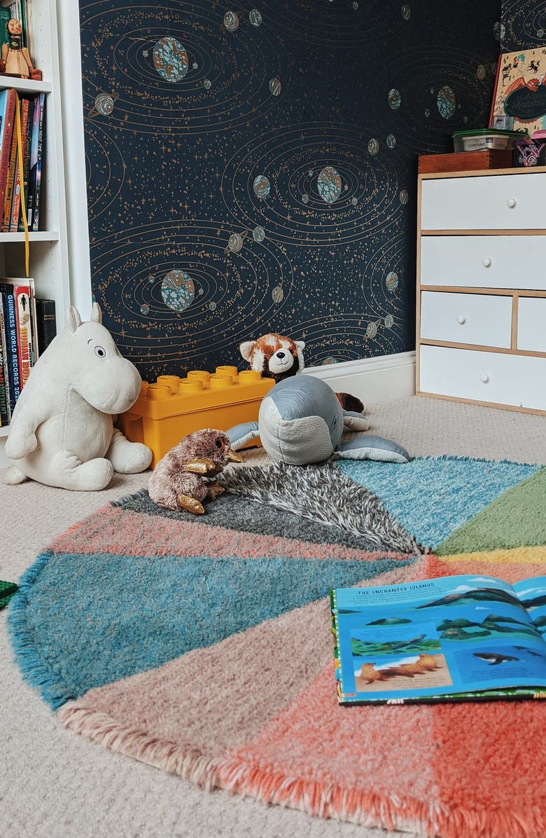 Lorena Canals Pie Chart Rug, Alternate, color, Pink Multi