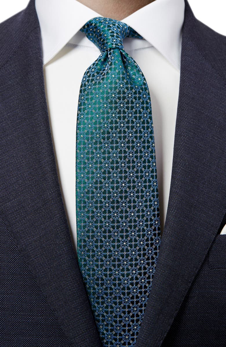 Eton Medallion Silk Tie, Alternate, color,