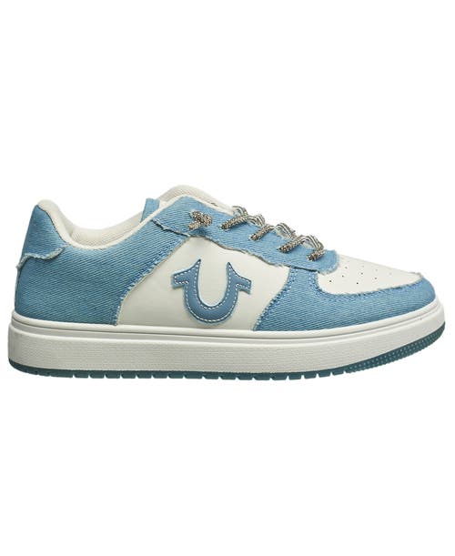 True Religion Alison Sneaker In Light Blue Multi
