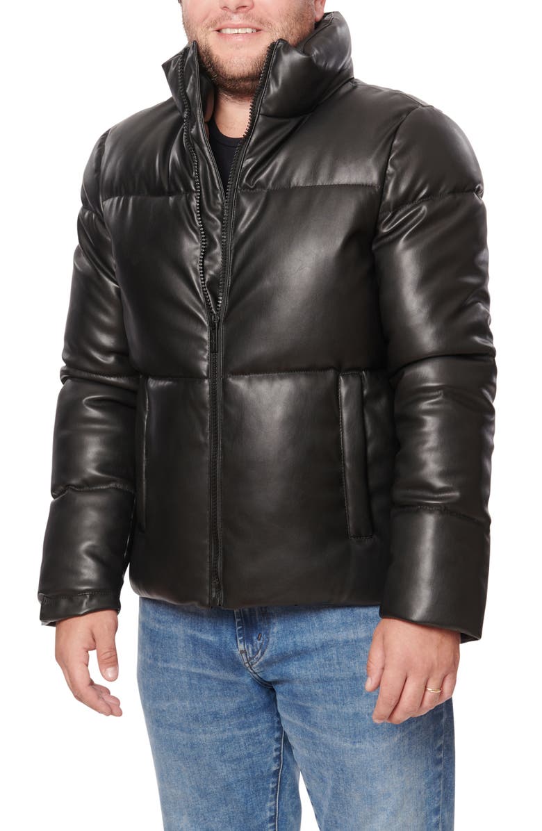 Sean John Faux Leather Puffer Jacket | Nordstromrack