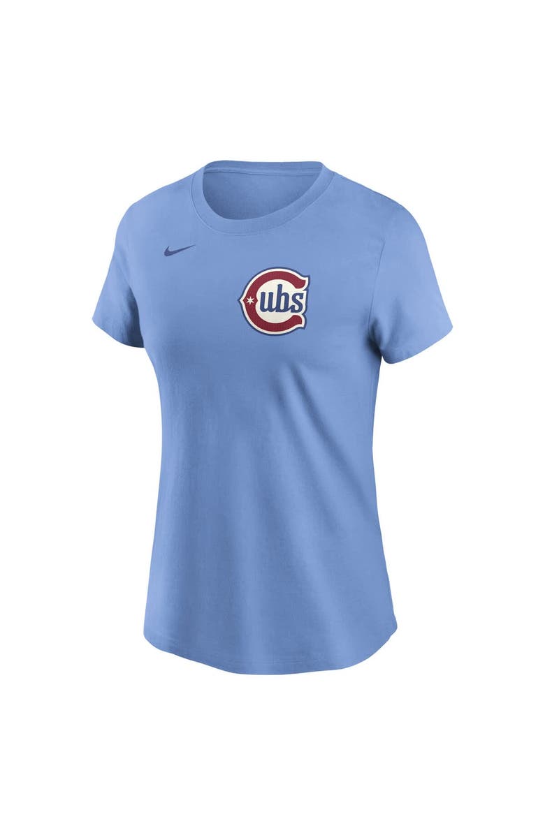 Nike Women's Nike Seiya Suzuki Baby Blue Chicago Cubs Fuse Name & Number T-Shirt, Alternate, color, Light Blue