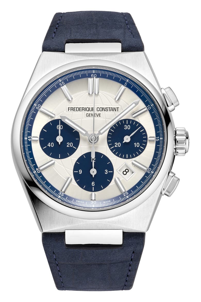 Highlife Chronograph Interchangeable Strap Watch, 41mm, Main, color, SILVER-TONE