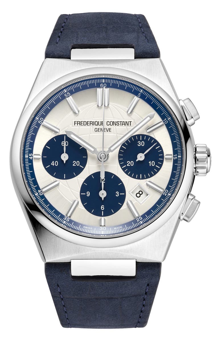FREDERIQUE CONSTANT Highlife Chronograph Interchangeable Strap Watch, 41mm, Main, color,