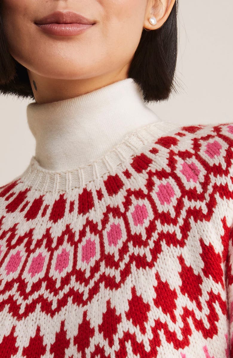 vineyard vines Cast Off Fair Isle Wool Blend Sweater, Alternate, color, 