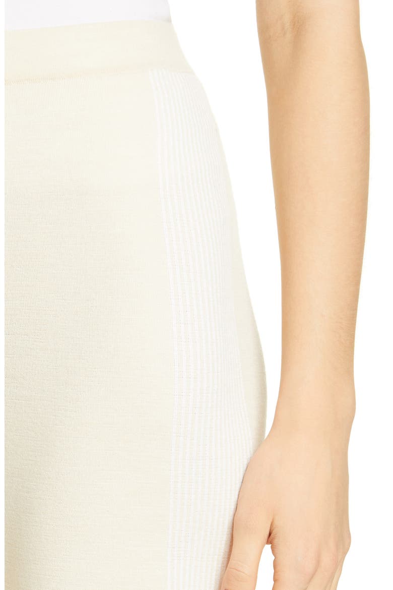 Placed Engineered Stripe Knit Pants, Alternate, color, SAND MULTI