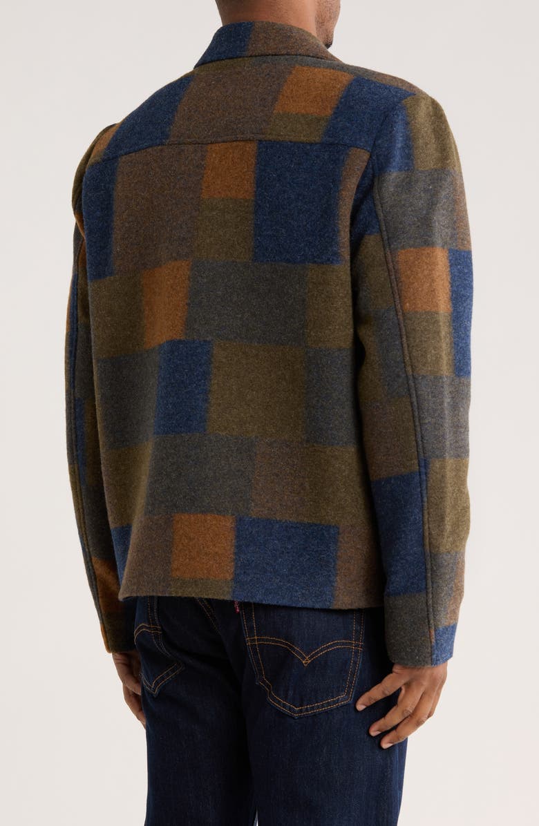 Hunter Elia Plaid Jacket, Alternate, color, Hunter Green Print