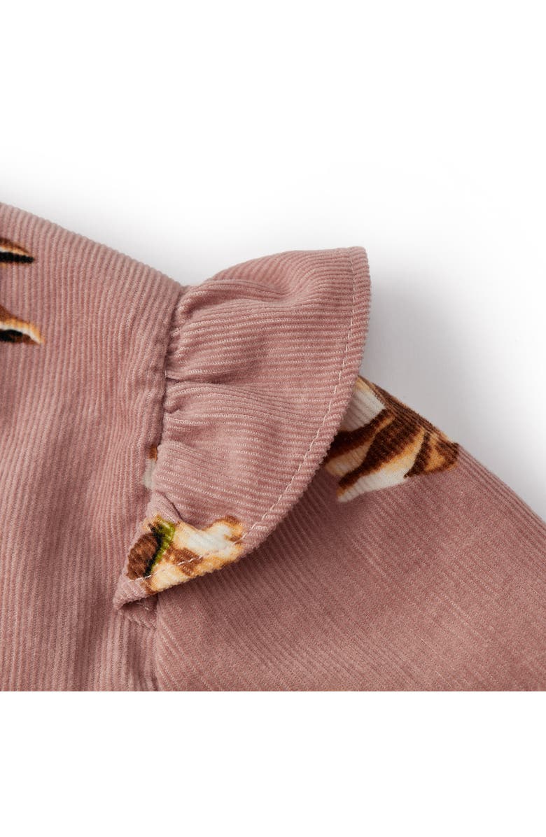 Milkbarn Organic Corduroy Long Sleeve Top, Alternate, color, Mushroom