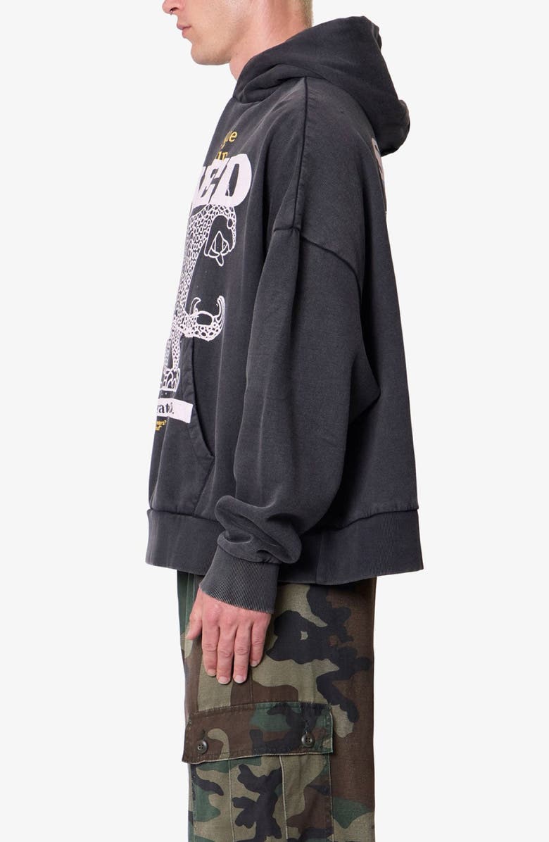 mnml Saved Cotton Graphic Print Hoodie, Alternate, color, 