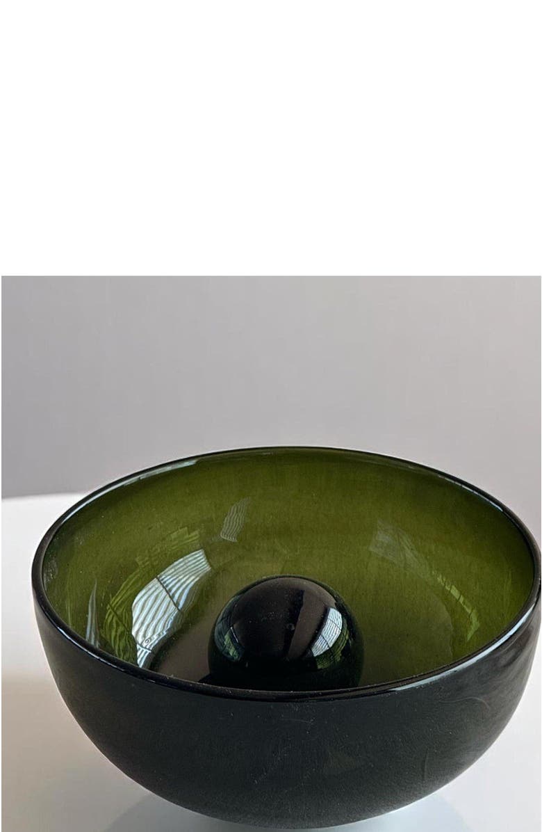 Meso Goods Mitla Bowl by Diego Olivero Studio, Alternate, color, Green