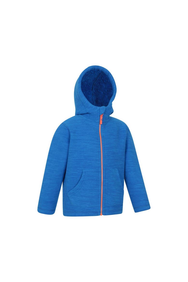 Childrens/Kids Snowdonia II Borg Lined Hoodie, Alternate, color, Blue