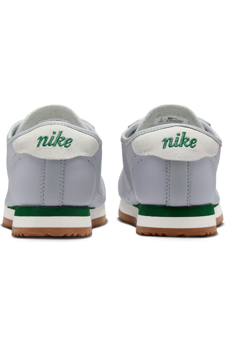 Nike Cortez Leather Sneaker, Alternate, color, 001 Wlfgry/Sprtgn