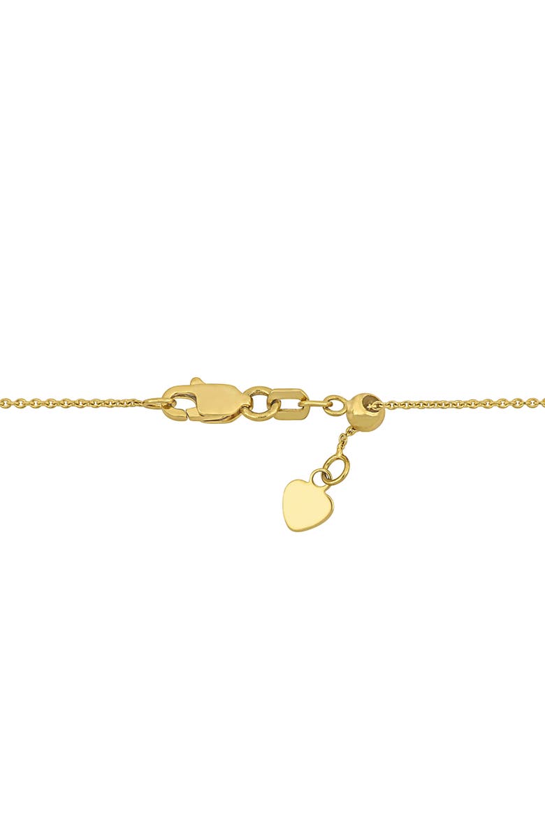 22-Inch Adjustable Cable Chain 14k Gold, Alternate, color, Yellow Gold