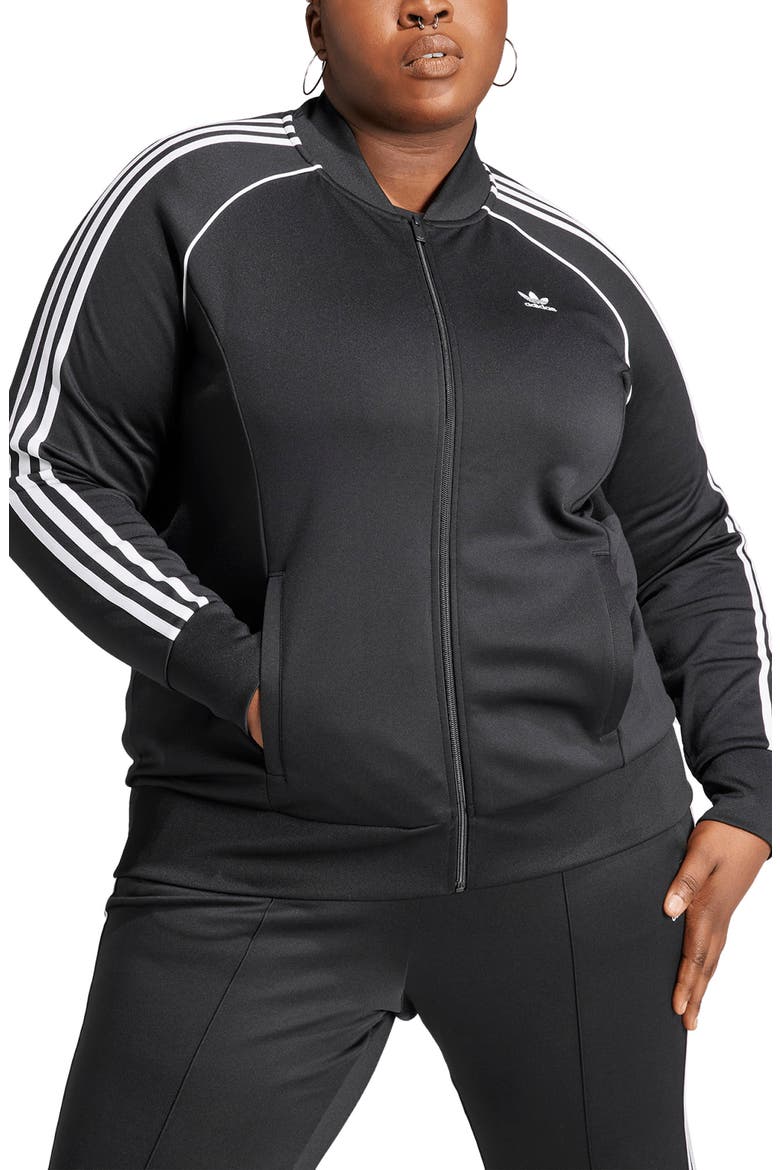 Adicolor Superstar Track Jacket, Main, color, BLACK