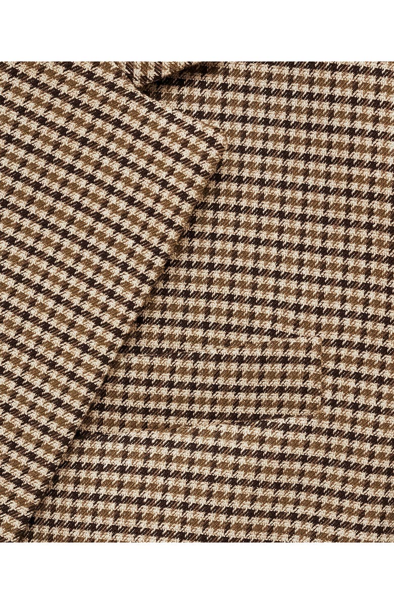 MANGO Micro Houndstooth Straight Fit Blazer, Alternate, color, 