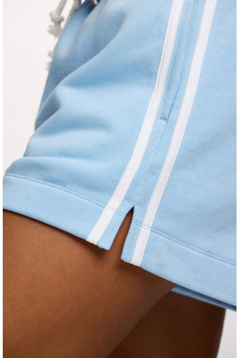 French Terry Track Shorts, Alternate, color, SKY