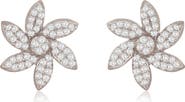 SUZY LEVIAN DIAMONDS 14K Gold Diamond Flower Stud Earrings - 0.20ct.
