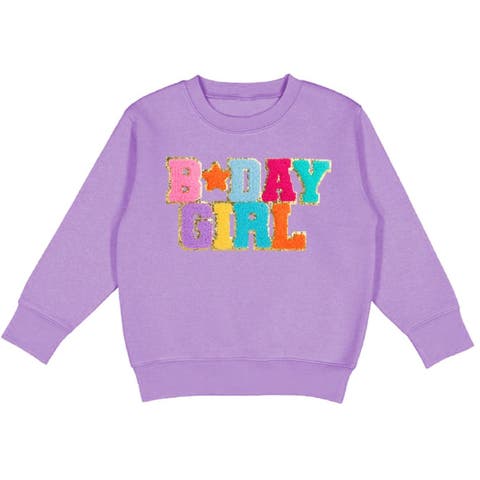 Birthday Girl Patch Sweatshirt (Baby, Toddler, Little Kid & Big Kid)