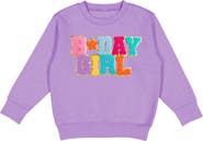 Sweet Wink Birthday Girl Patch Sweatshirt