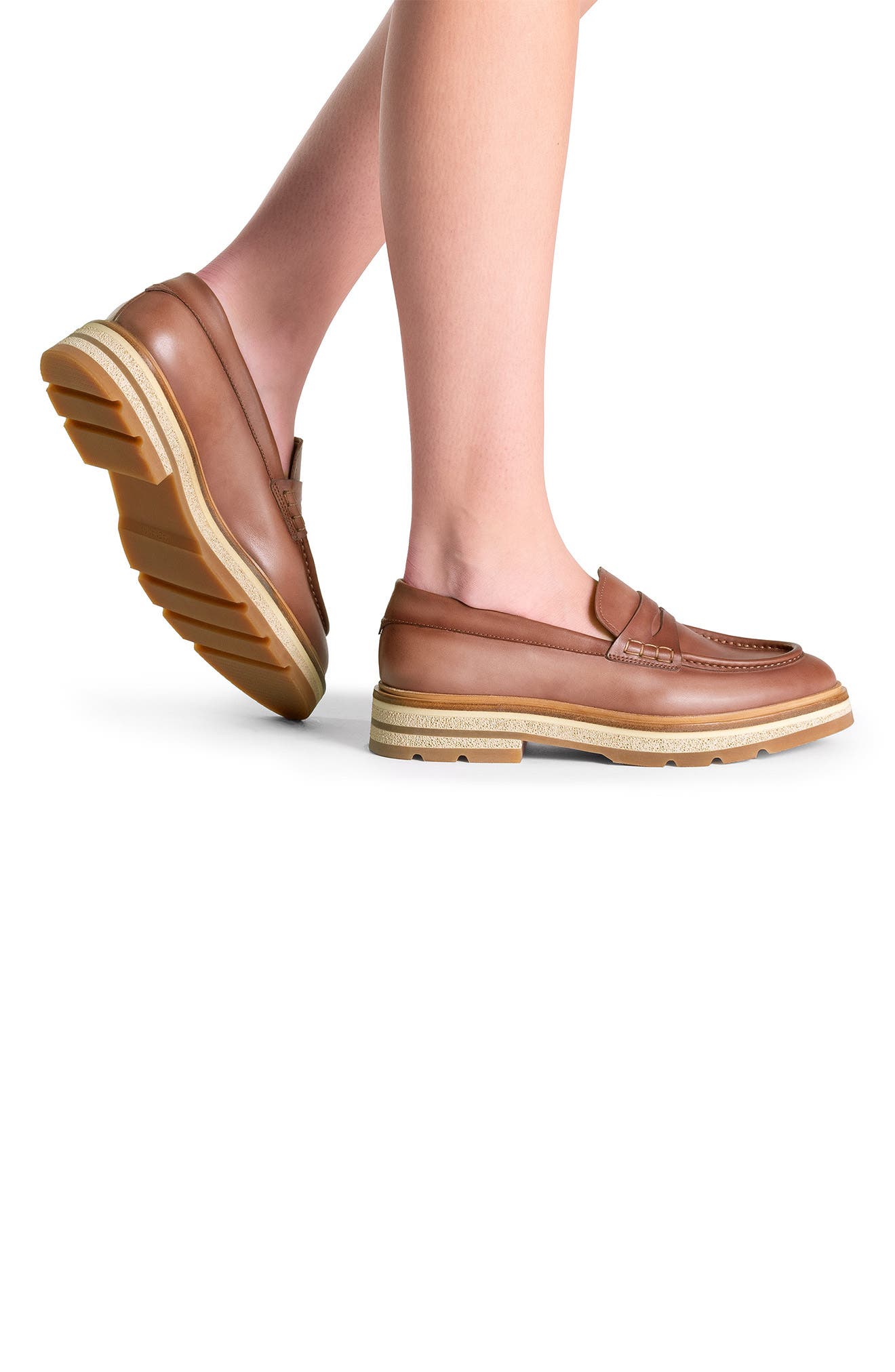 Iris Penny Loafer, Alternate, color, BLUSH
