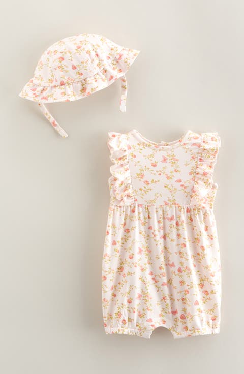 Ruffle Romper & Hat Set (Baby)