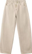 MANGO High Waist Barrel Jeans