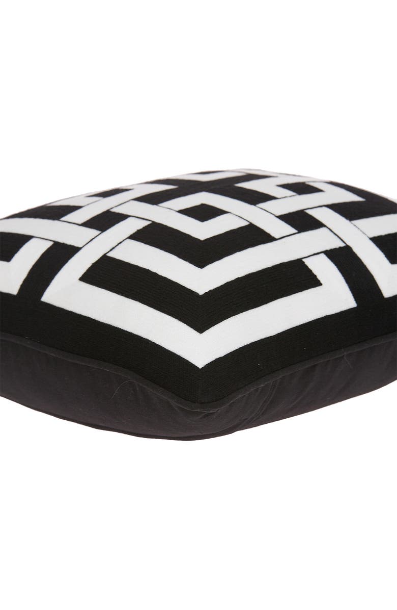 PARKLAND COLLECTION Abali Decorative Accent Pillow, Alternate, color, Black