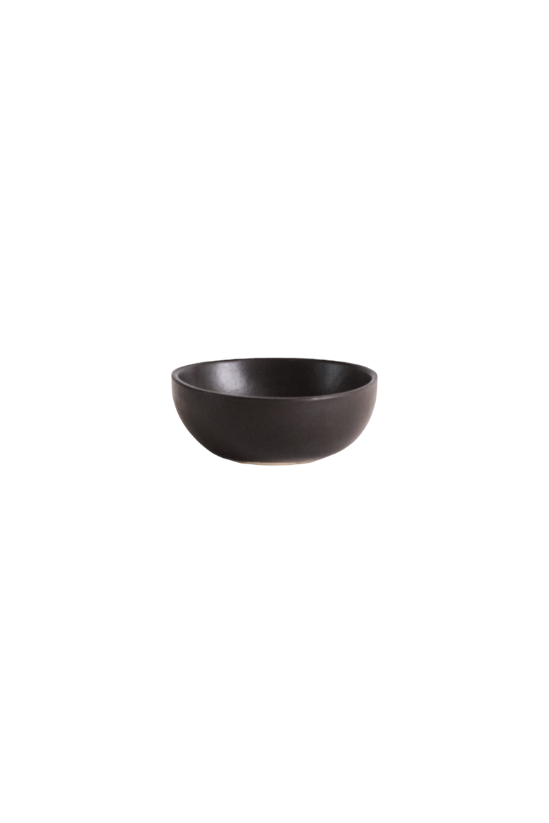Stoneware Condiment Bowl Dadasi - Set of 4, Main, color, Matte Black
