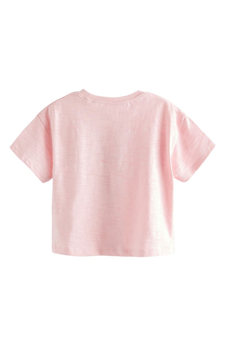 NEXT Kids' Cotton Graphic T-Shirt, Alternate, color, Pink