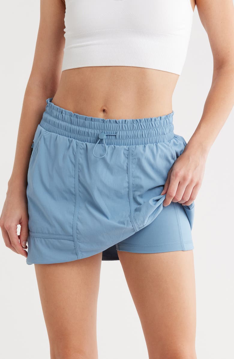 90 DEGREE BY REFLEX Trekki Hiking Skort, Alternate, color, Blue Shadow