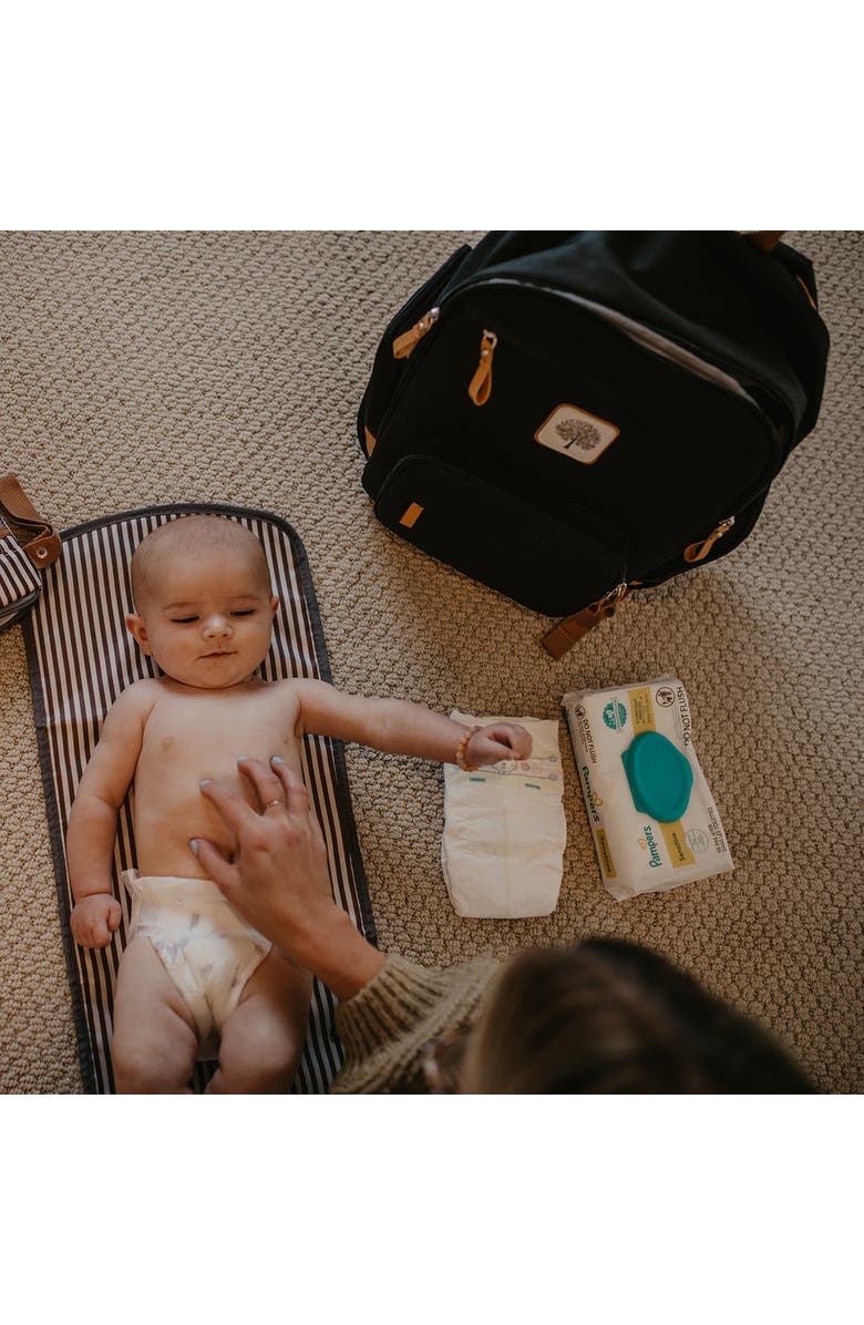 Parker Baby Co. Birch Bag Mini Diaper Backpack, Alternate, color, Black