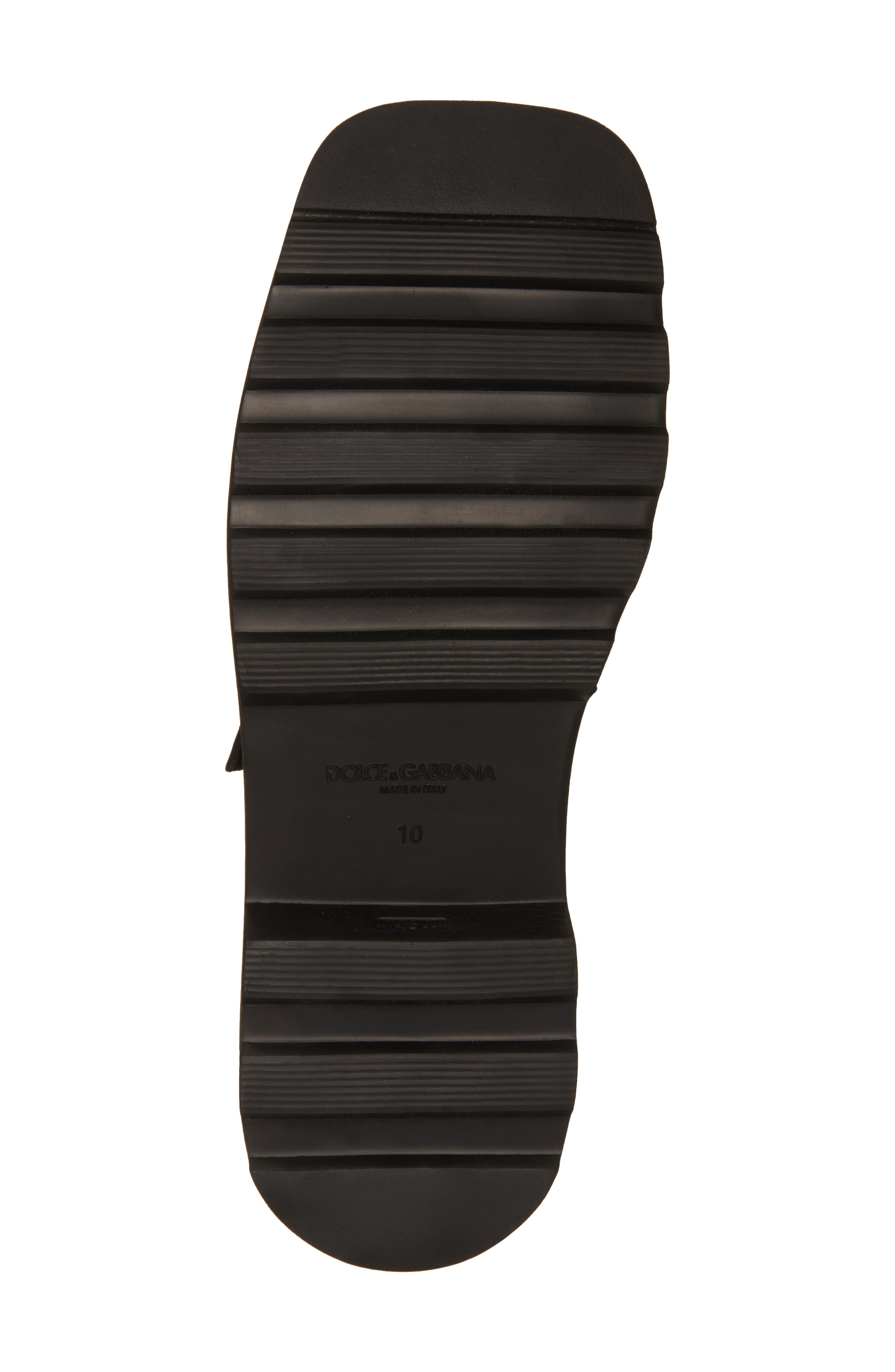 Dolce&Gabbana City Trek Monk Strap Shoe, Alternate, color, Black