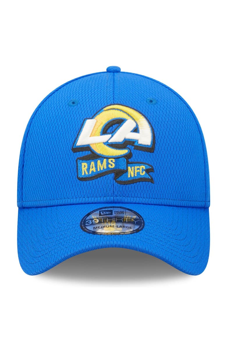 New Era Men's New Era Royal Los Angeles Rams 2022 Sideline 39THIRTY Coaches Flex Hat, Alternate, color, Royal