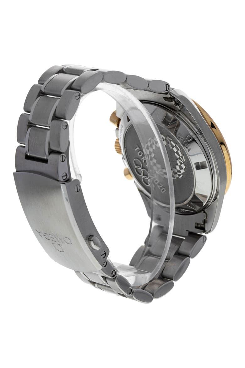 Omega Preowned Speedmaster Moonwatch Professional Bracelet Chronograph Watch, 42mm, Alternate, color, SILVER / BLACK