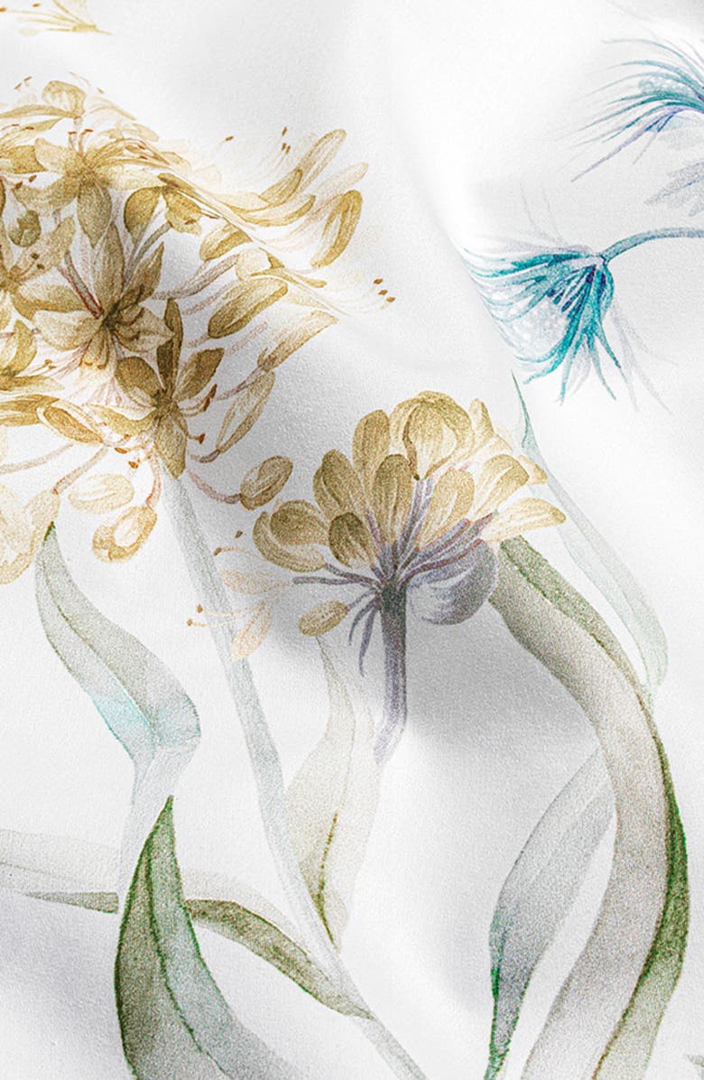 Togas Fleur duvet cover, Alternate, color, White