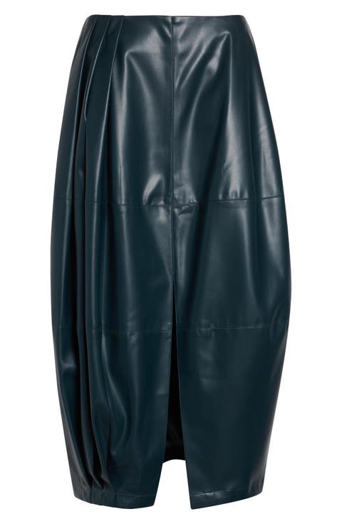 Daphne Faux Leather Skirt