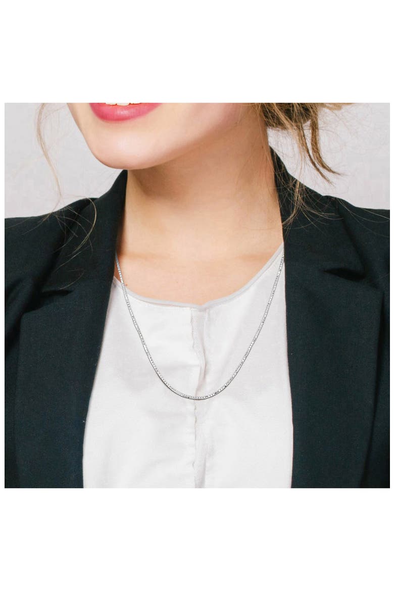 Box Link Chain Necklace, 1.50mm, Alternate, color, SILVER