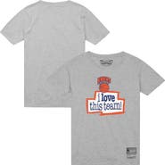 Mitchell & Ness Men's Mitchell & Ness Heather Gray New York Knicks I Love This Team T-Shirt