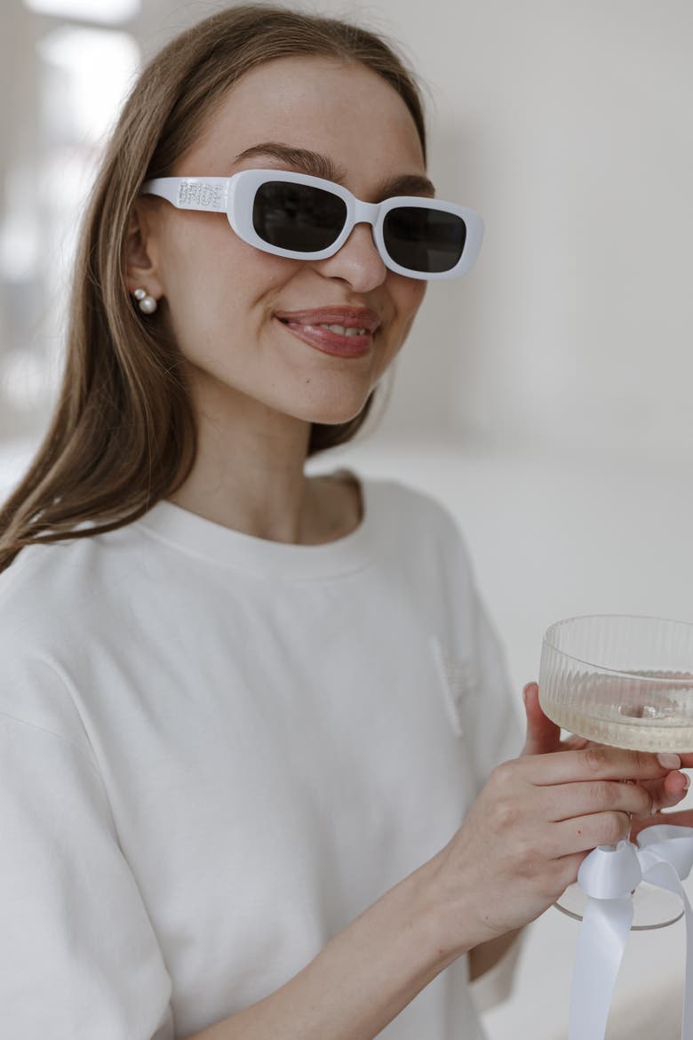 Bride Sunnies, Alternate, color, White