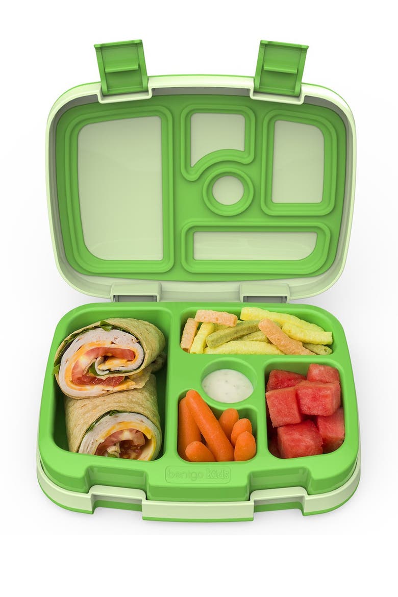 Kids Leakproof Lunch Box - Orange, Alternate, color, GREEN