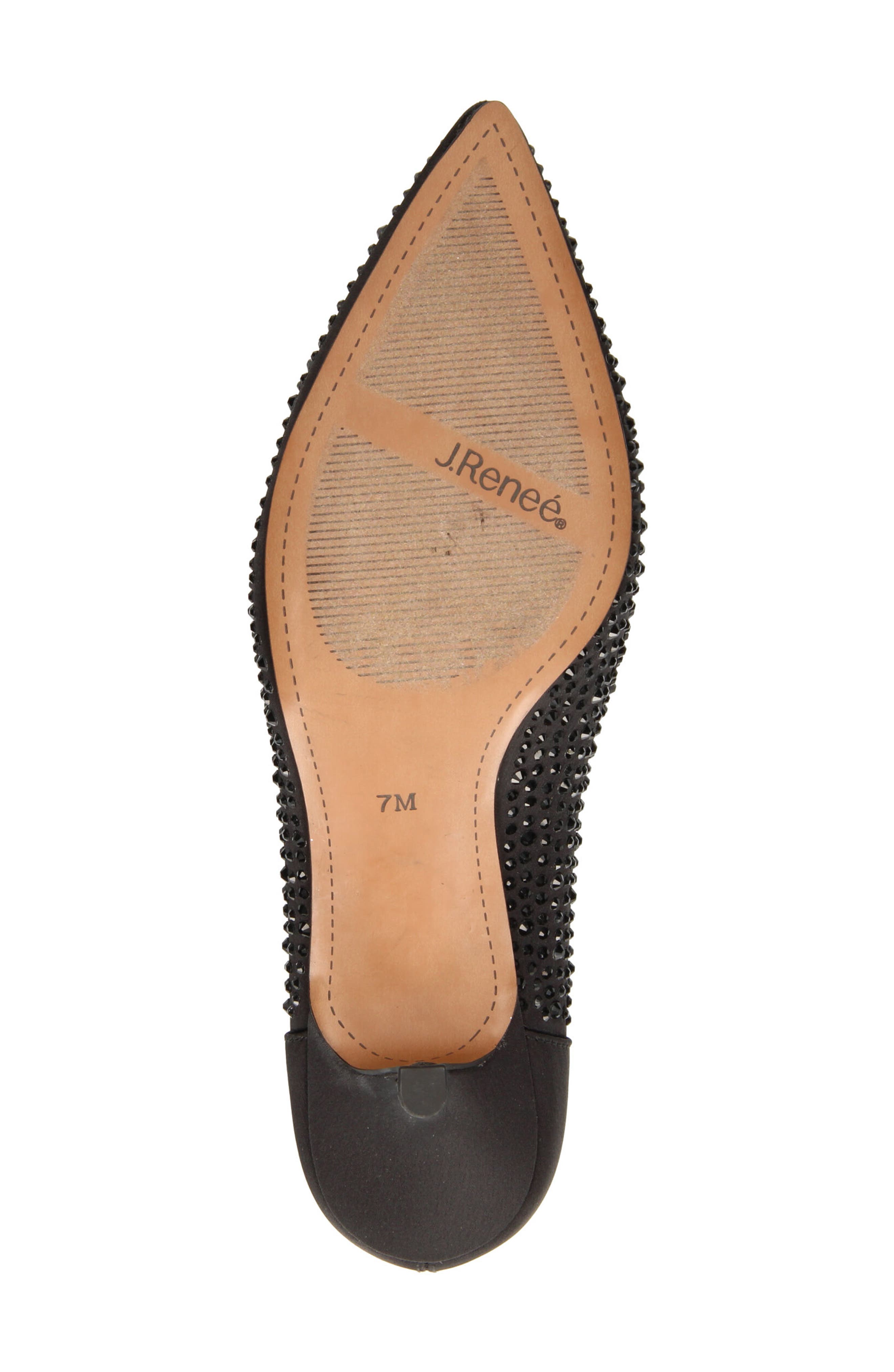 J. Reneé Rishna Crystal Embellished Pointed Toe Pump, Alternate, color, 