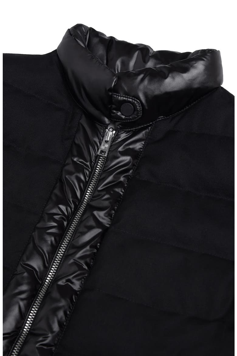 Luxe Clover Water Resistant Jacket, Alternate, color, BLACK