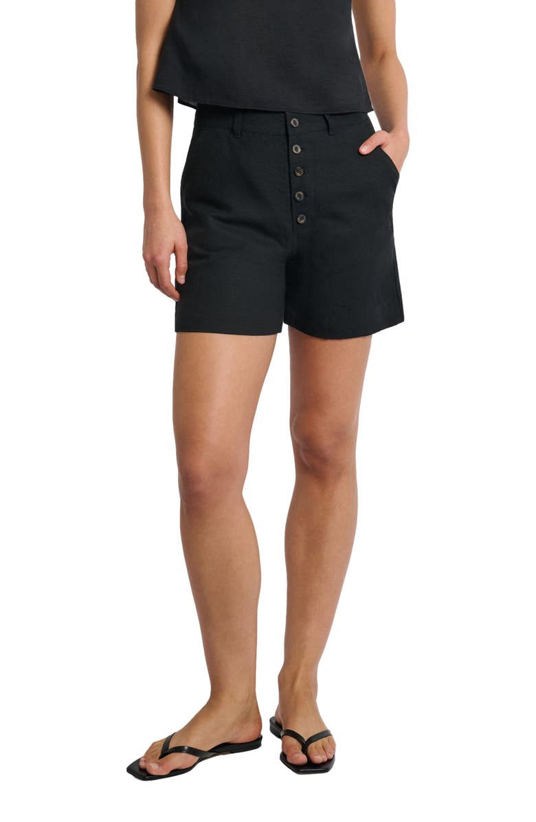 Onia Air Linen Boyfriend Short, Alternate, color,