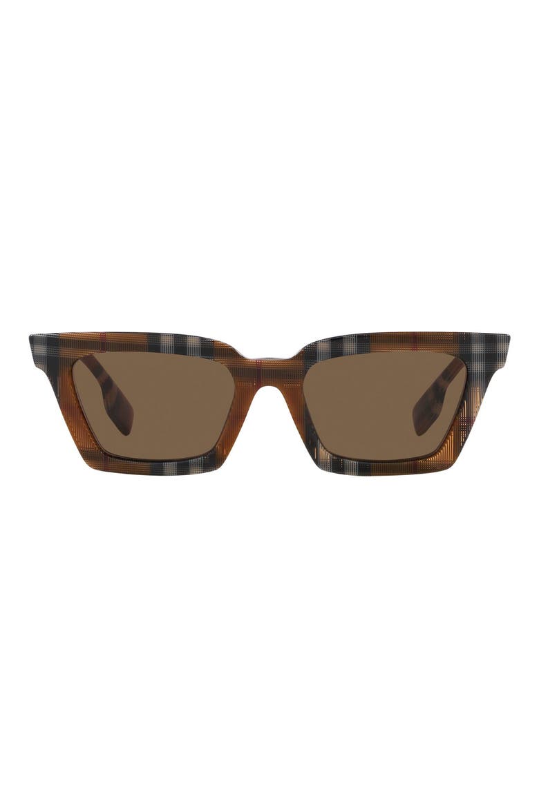 Briar 52mm Square Sunglasses, Main, color, DARK BROWN