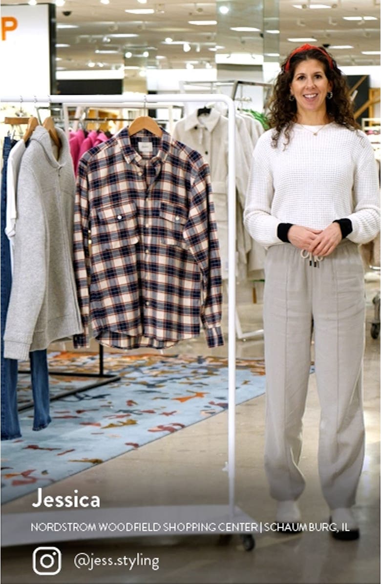 Alaska Plaid Organic Cotton Flannel Button-Down Shirt, sales video thumbnail