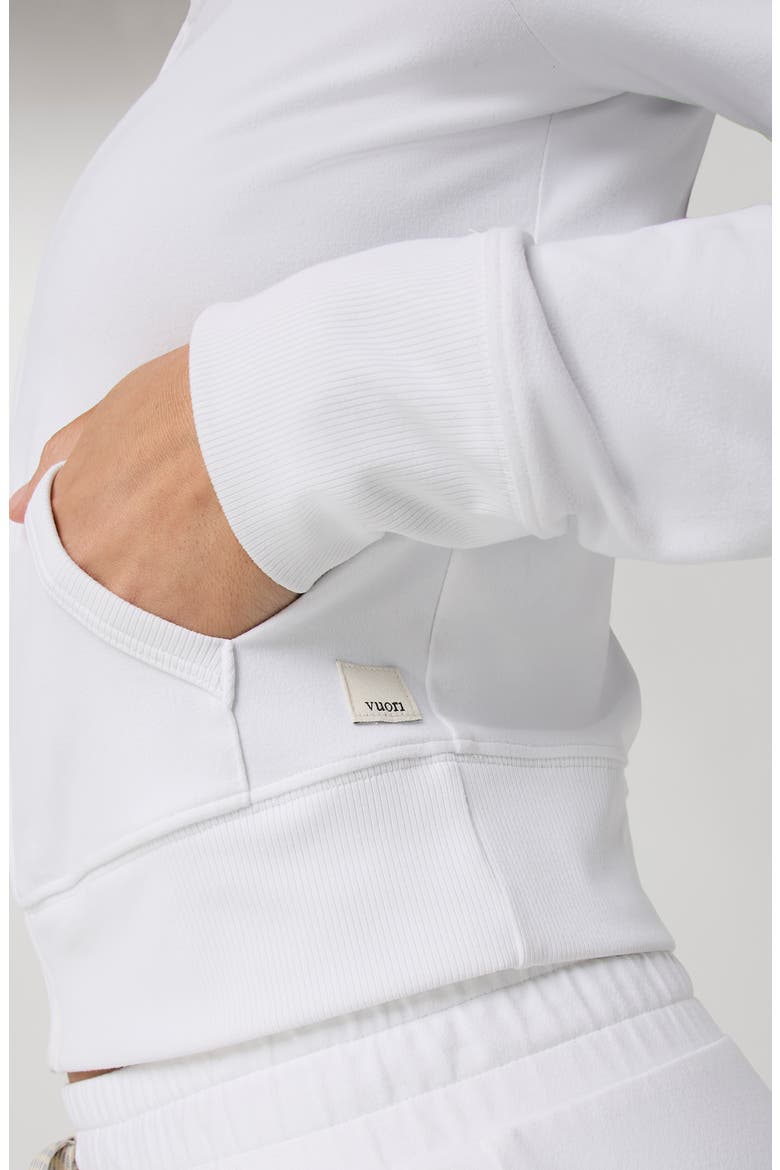 Halo Mini Full Zip Hoodie, Alternate, color, WHITE